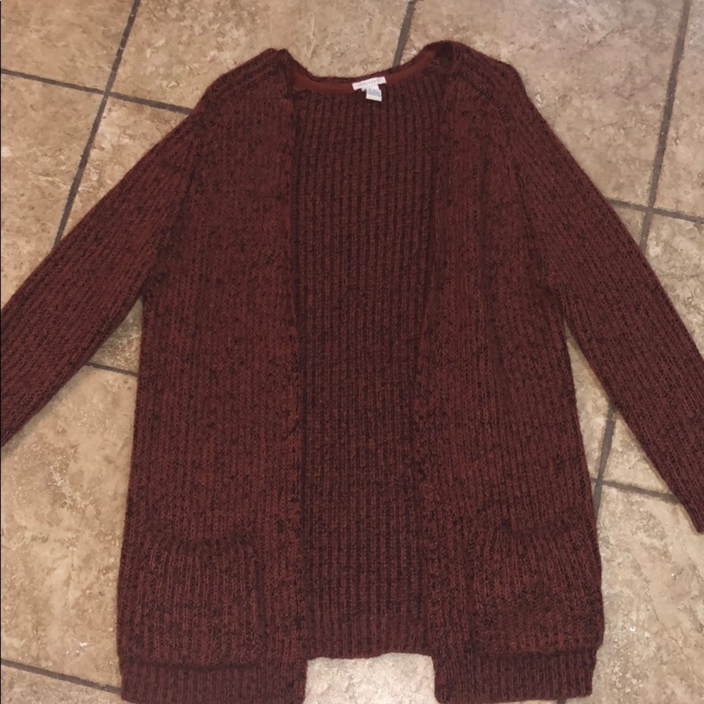 Open front cardigan